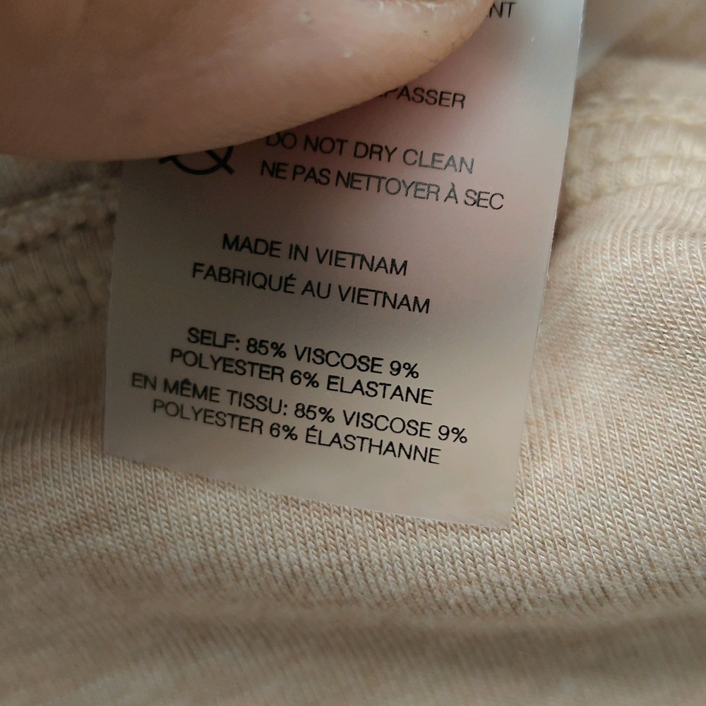 TravisMathew Peloton Womens Quarter Zip Pullover Beige A42491 Small Heathered - Picture 7 of 14
